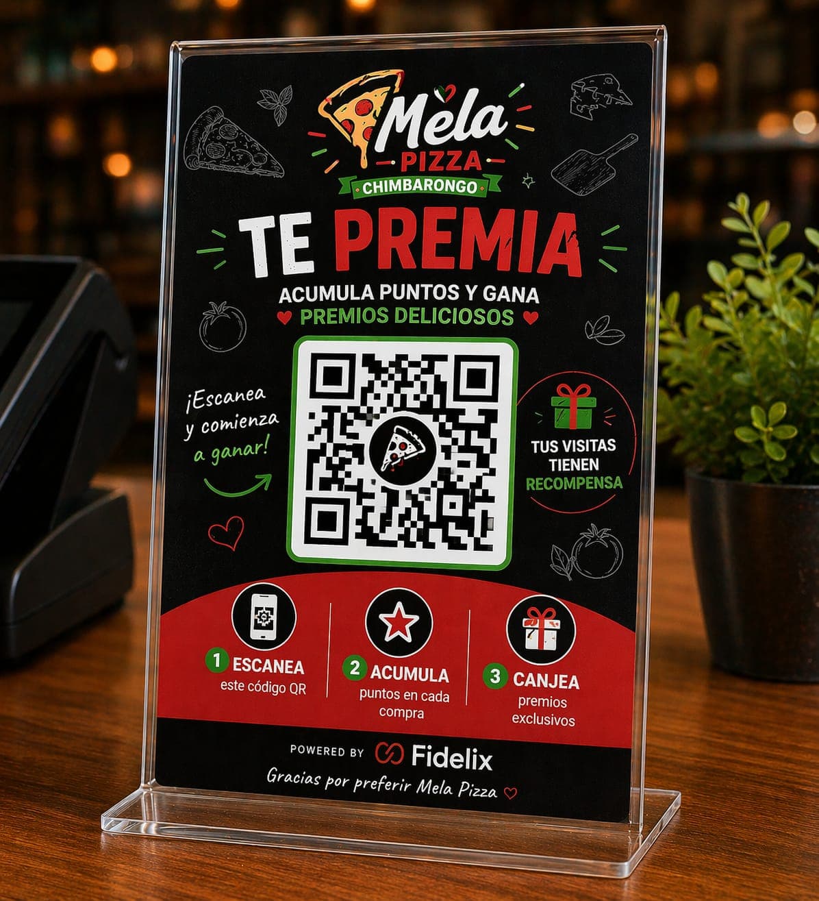 Acrilico para hamburgueseria